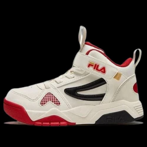 (PS) FILA High-Top Skate Shoes 'White Black Red'