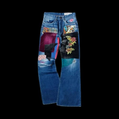 Kapital Psychadelic Okabellbo Jeans 'Indigo'