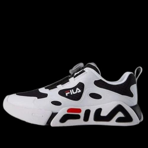 (GS) FILA BOA Classic VNTG Running Shoes Black/White