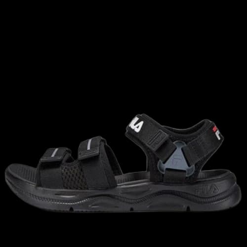 (GS) FILA Lifestyle Casual Sandals 'Black'