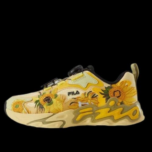 (GS) FILA Fashion Running Sneakers 'Yellow'