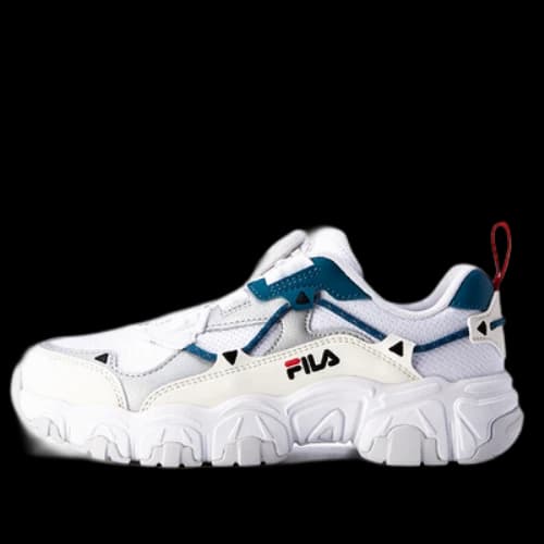 (GS) FILA Fluid Sneakers 'White Grey Teal'