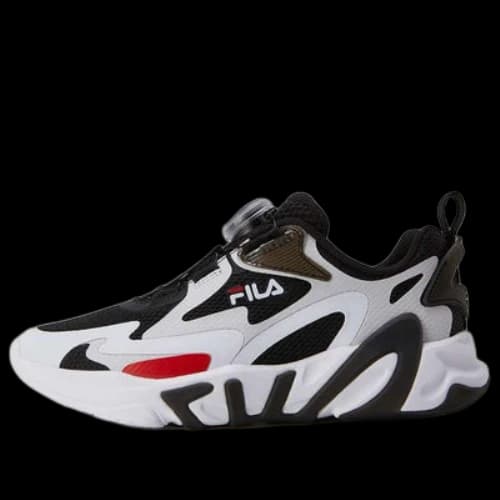 (GS) FILA BOA Fashion Running Shoes 'White Black'
