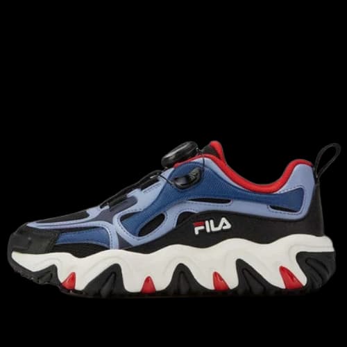 (GS) FILA Luminance Fashion Sneakers 'Navy Red White'