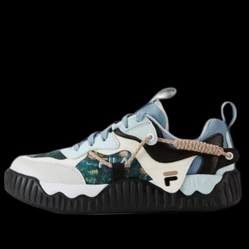 (GS) FILA Lifestyle Sneakers 'White Blue Black'