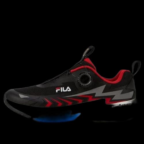 (GS) FILA Boa Athletic Shoes 'Black Grey Red'