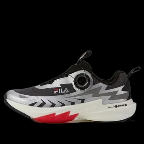 (GS) FILA Boa Athletic Shoes 'Black Silver'