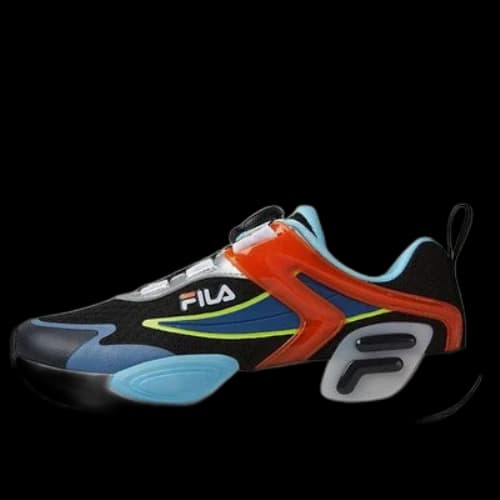 (GS) FILA Athletics Sport Shoes 'Black Blue Red'