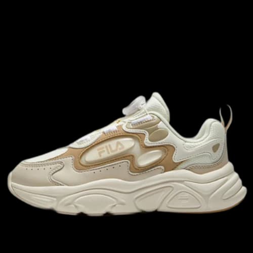 (GS) FILA Casual Running Shoes 'Beige White'