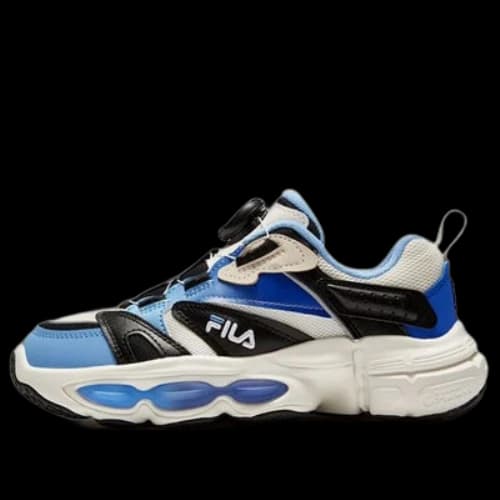 (GS) FILA Classic Running Shoes 'White Blue Black'
