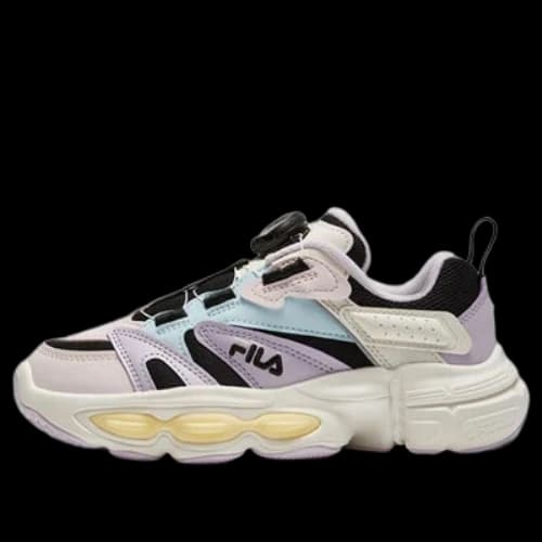 (GS) FILA Classic Running Shoes 'White Lilac Blue'