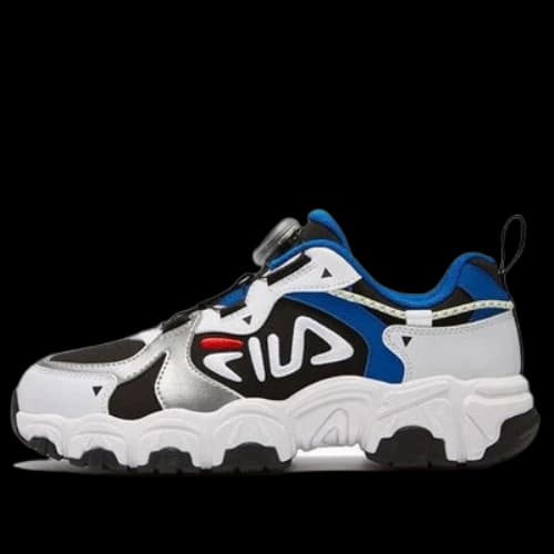 (GS) FILA Athletic Running Shoes 'White Blue Black'
