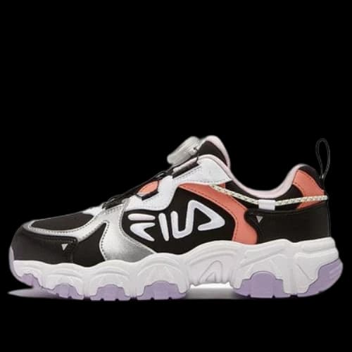 (GS) FILA Sport Running Shoes 'White Black Lilac'