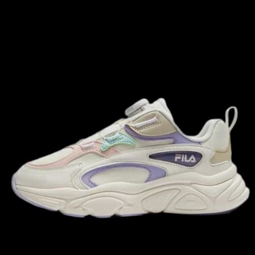 (GS) FILA Sportswear Running Shoes 'White Purple'