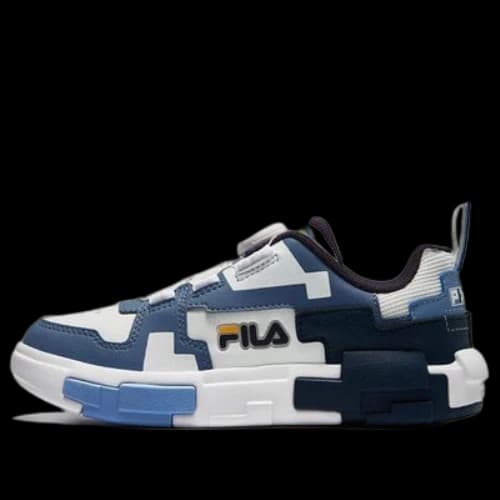 (GS) FILA Fashion Brick Skate Shoes 'White Blue Black'