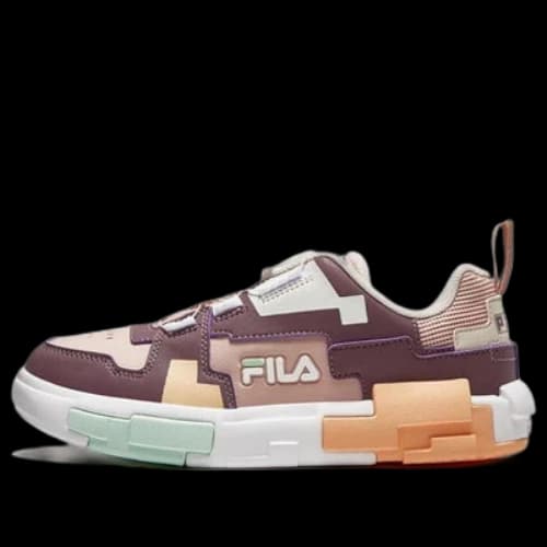 (GS) FILA Fashion Brick Skate Shoes 'Brown Orange White'