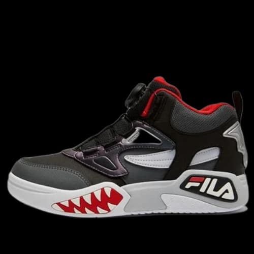 (GS) FILA BOA Sportswear Sneakers 'Black Grey Red'