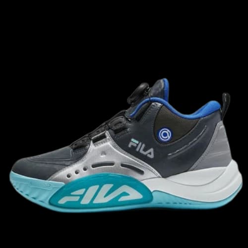 (GS) FILA FUSION Fashion Basketball Shoes 'Black Grey Blue'