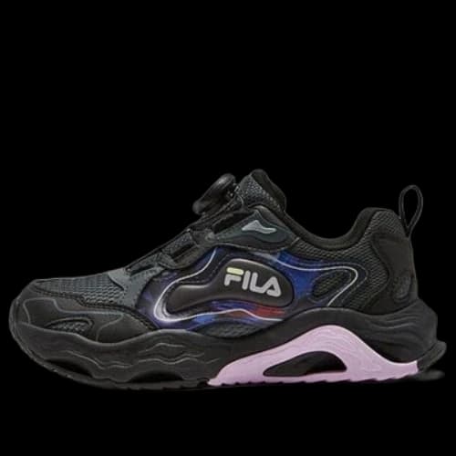 (GS) FILA Sportswear Running Shoes 'Black Lilac'