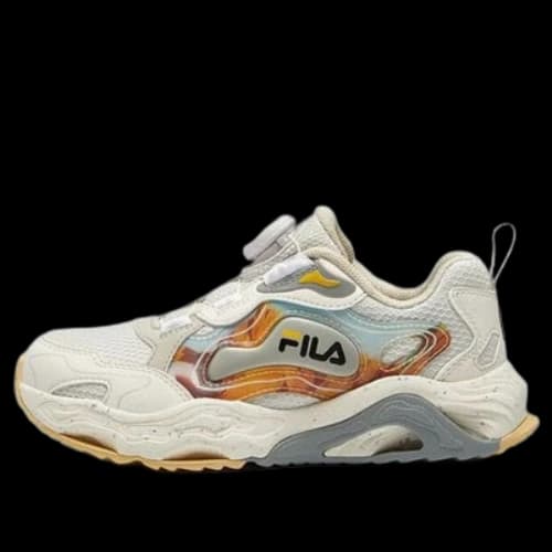(GS) FILA Sportswear Running Shoes 'White Orange'