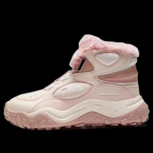 (GS) FILA High Top Running Shoes 'Pink'