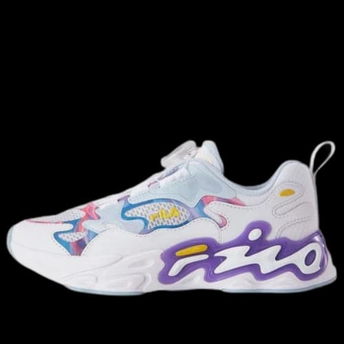 (GS) FILA BOA Running Sneakers 'White Blue Pink'