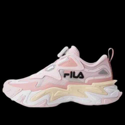 (GS) FILA Classic Running Shoes 'Pink Yellow'