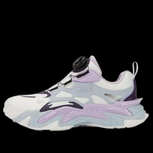 (GS) FILA Low-Top Running Shoes 'White Purple Blue'