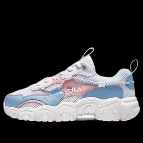 (GS) FILA Fluid Low-Top Sport Shoes 'White Blue Pink'