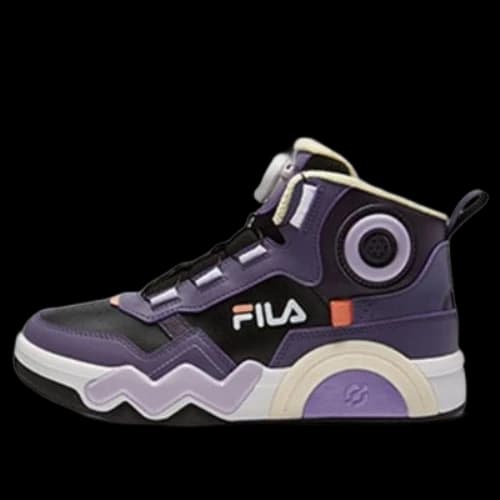 (GS) FILA Memphis Board Skate Shoes 'Black Purple'