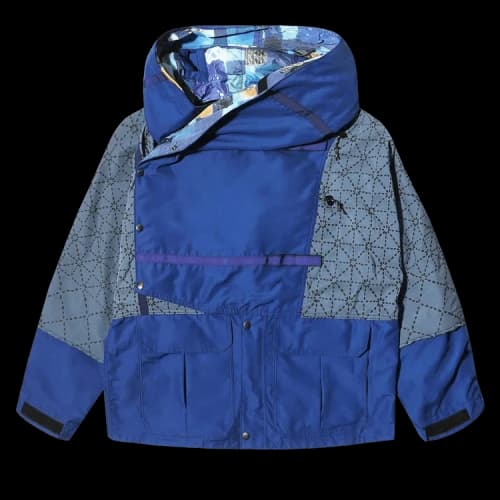 Kapital 60/40 Sashiko Print Kamakura Anorak Blouson 'Navy'