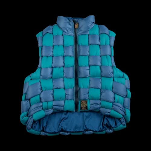 Kapital Rip Stop Nylon Keel Weaving Vest 'Blue'