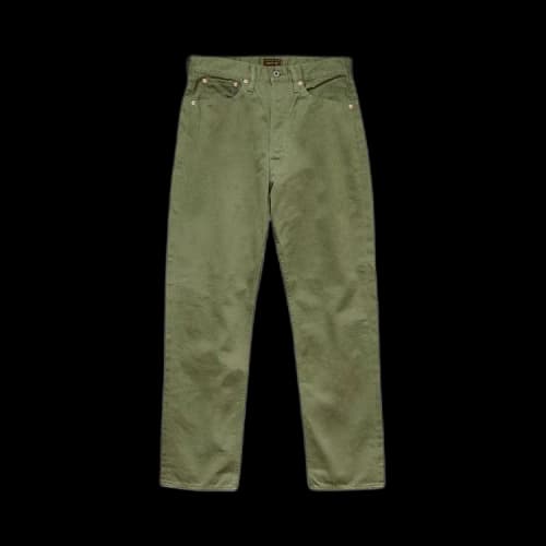 Kapital Smile Embroidery 5 Pocket Okagilly Pants 'Khaki'