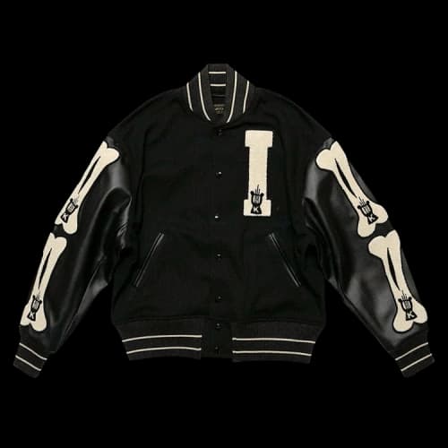 Kapital 40's Wool I-Five Varsity Jacket 'Black'