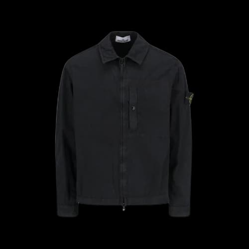 Stone Island Logo Shirt Black