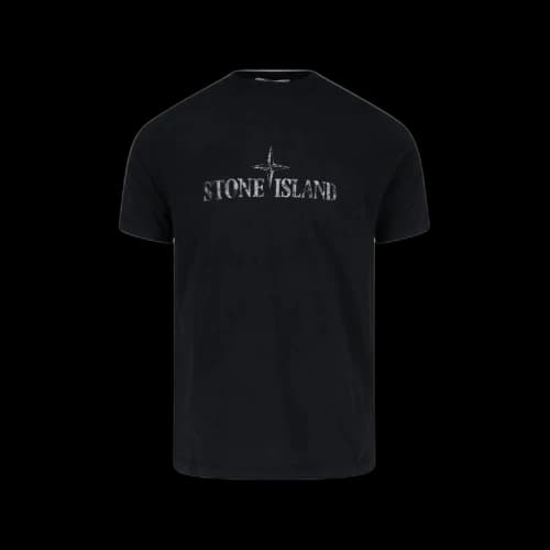 Stone Island Logo T-shirt Black