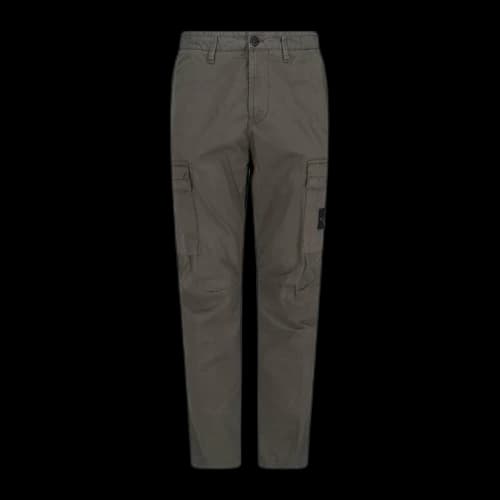 Stone Island Logo Cargo Pants Brown