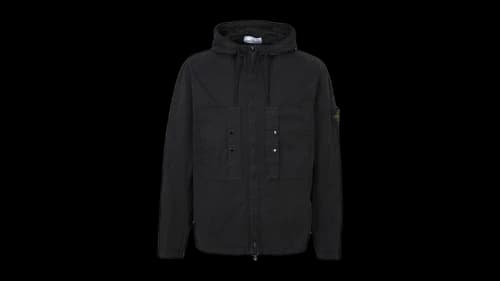 Stone Island Supima Cotton Twill Stretch-TC Jacket Black