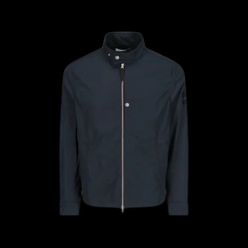 Stone Island Logo Zip Jacket Black