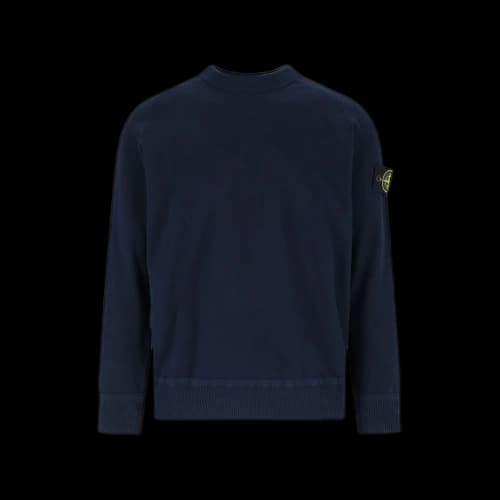 Stone Island Logo Sweatshirt Navy