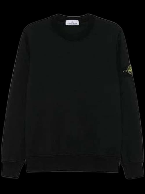 Stone Island Logo Sweatshirt Black