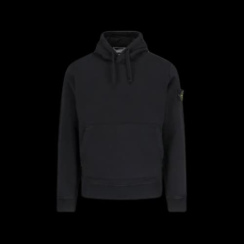 Stone Island Logo Hoodie Black