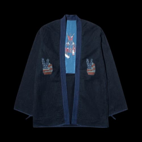 Kapital Do-Gi Canvas Sha-Ka JKT (Freedom) 'Indigo'