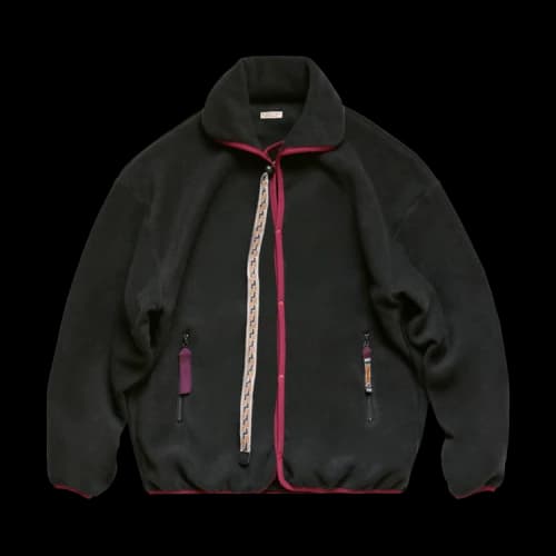 Kapital Reverse Fleece Kettle Anorak 'Black'