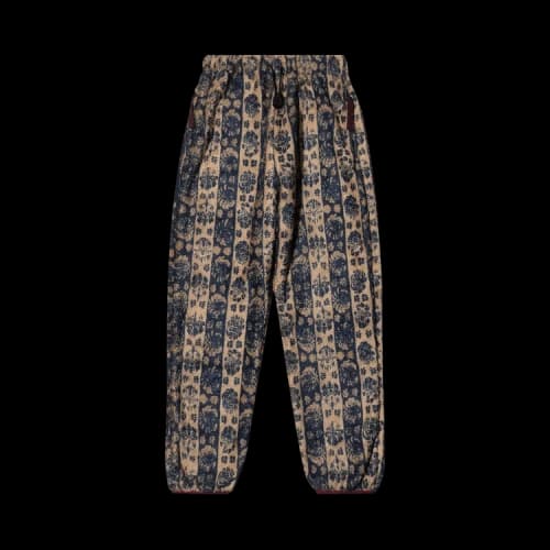 Kapital Damask Strip Fleece Easy Pants 'Beige'