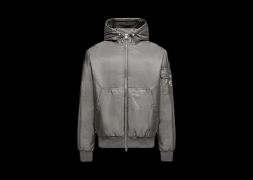 Moncler Poiliot Quilted Shell Jacket Grey