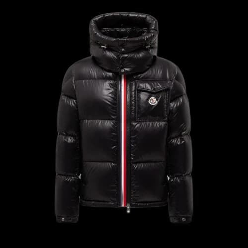 Moncler Montbeliard Hooded Short Down Jacket 'Black'