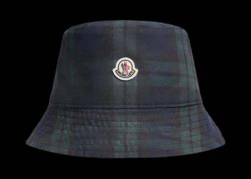 Moncler Logo Reversible Bucket Hat Blue/Green