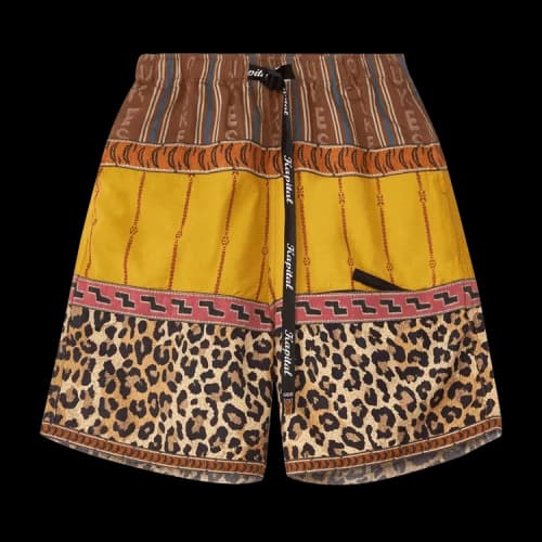 Kapital Crazy Patchwork ECO BAKA Shorts 'Yellow'
