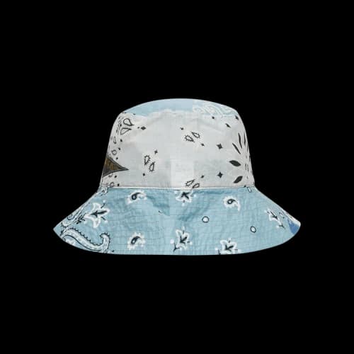 Kapital Bandana Patchwork Bucket Hat 'Sax'